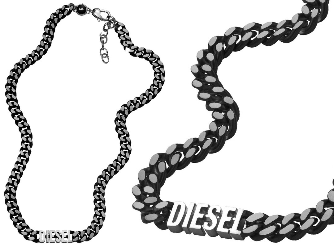 DIESEL ディーゼル Dロゴ ツートン チェーンネックレス 楽天市場】DIESEL ディーゼル メンズ レディースツートン