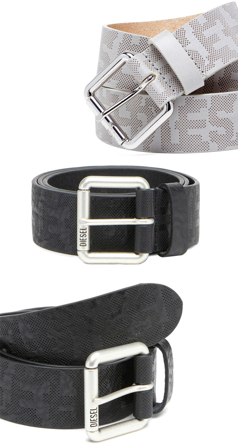 楽天市場】DIESEL ディーゼルメンズ ベルトエンド デボス加工