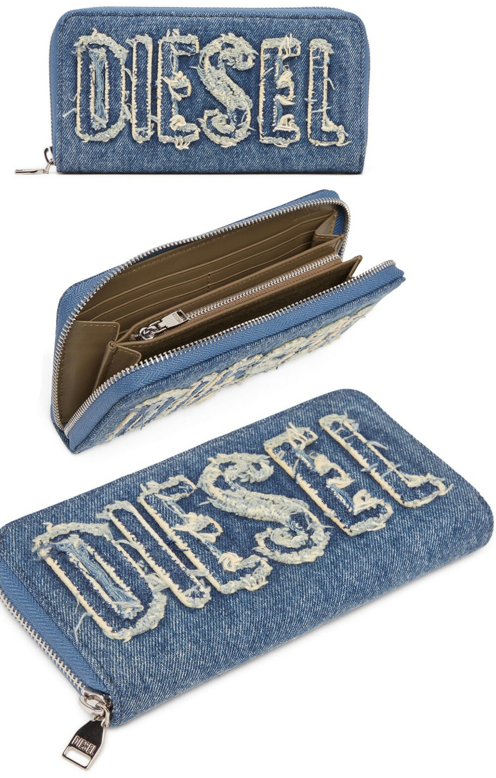 楽天市場】DIESEL ディーゼルラウンドファスナー長財布