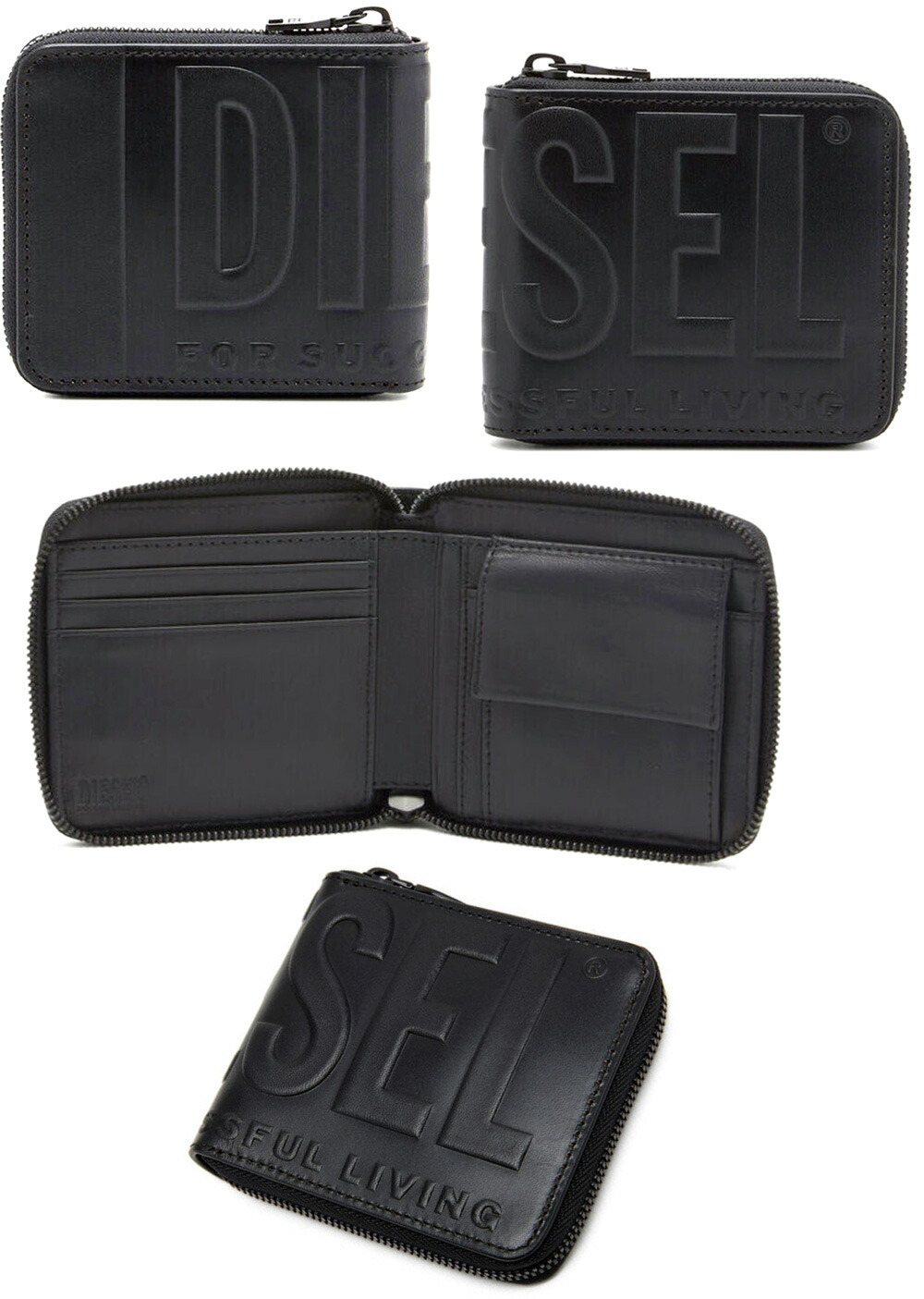 楽天市場】DIESEL ディーゼル 小銭入れ付きオールオーバー