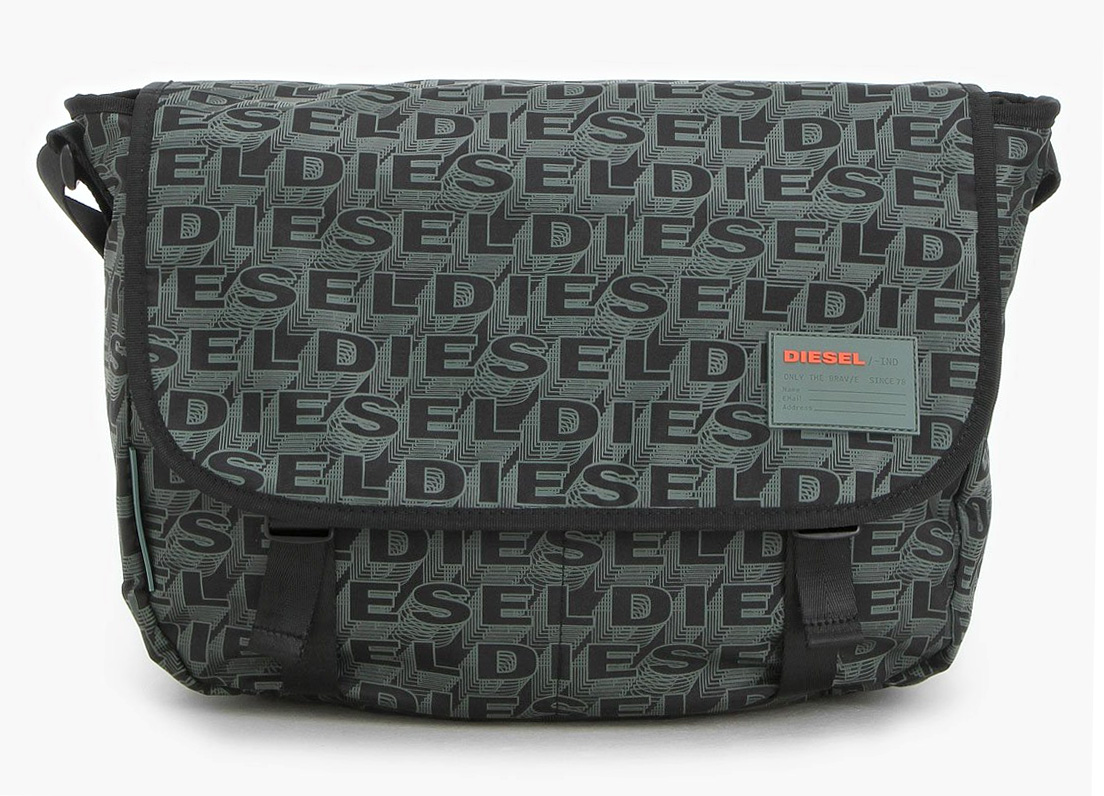 楽天市場】DIESEL ディーゼル メッセンジャーバッグフラップ付き斜め 