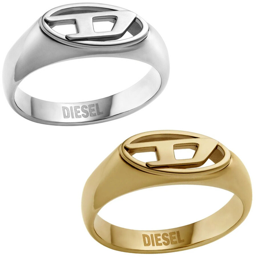 楽天市場】DIESEL ディーゼル 指輪立体ロゴ シルバーリング