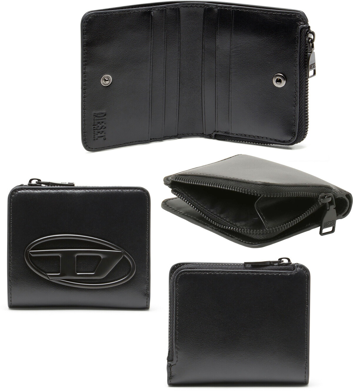 楽天市場】DIESEL ディーゼル 折財布 メタルロゴ札入れ＆カード