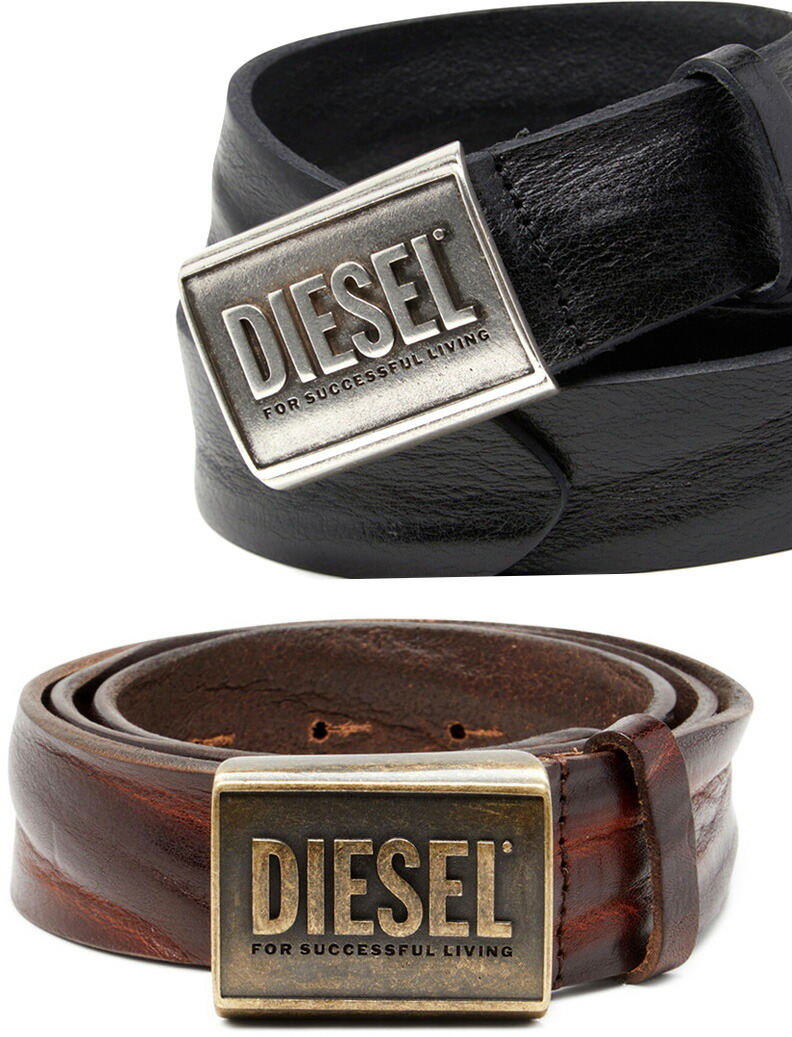 楽天市場】DIESEL ディーゼルロゴ刻印メタルダブルループメンズ