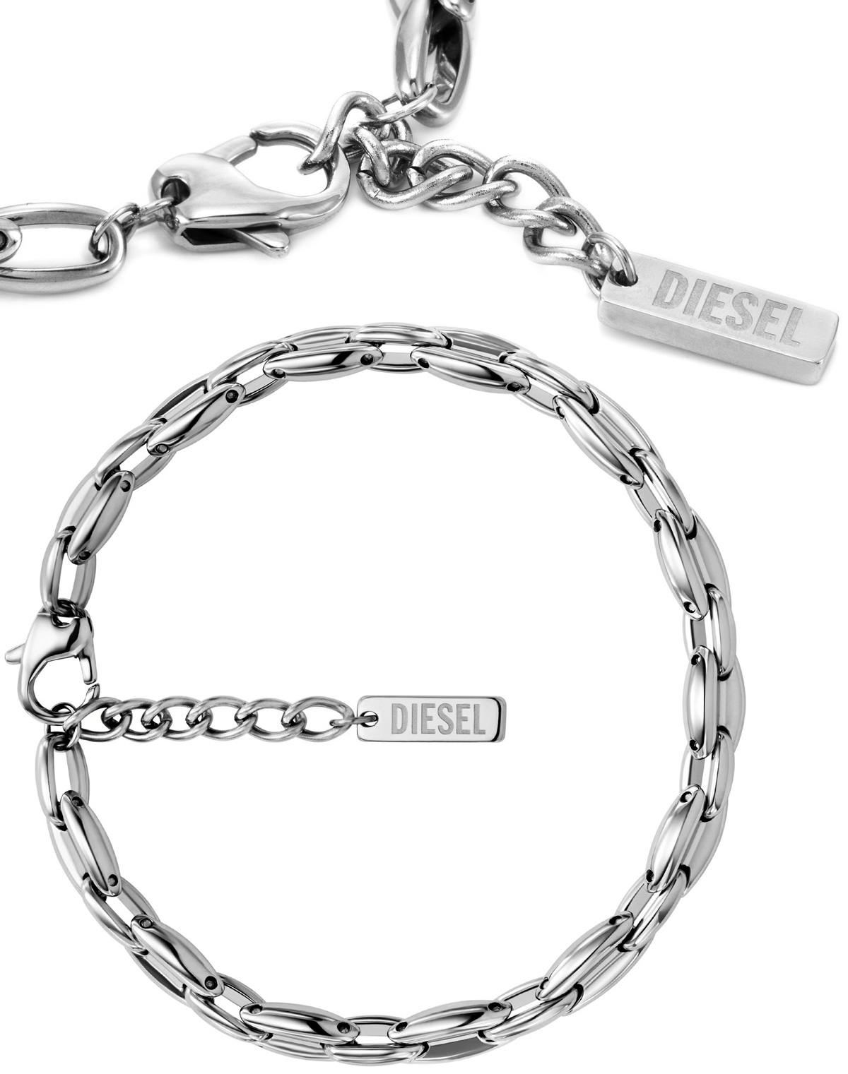 楽天市場】DIESEL ブレスレットディーゼル リンク 喜平チェーンブレス