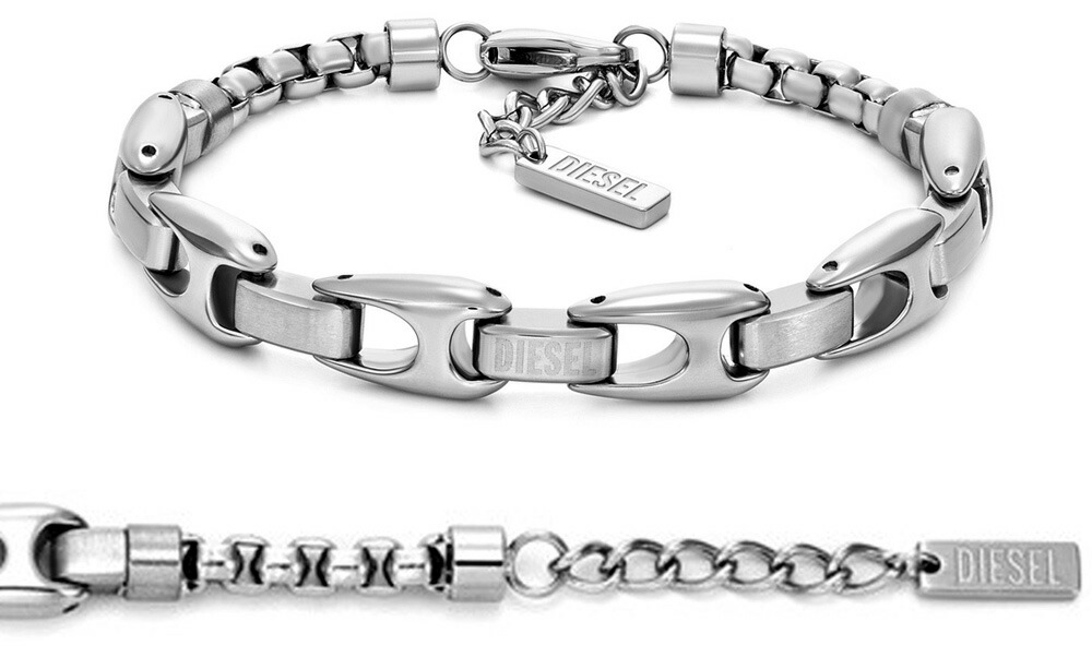 楽天市場】DIESEL ディーゼル ブレスレット メンズ レディースロゴバー