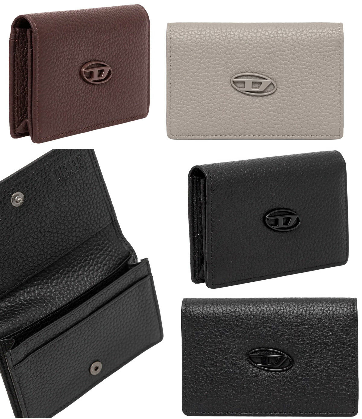 未使用✨ディーゼル　ジップウォレット　カードケース　小銭入れ　Dロゴ　L字　黒 楽天市場】DIESEL ディーゼル メンズ L字ファスナー小銭入れ付き二