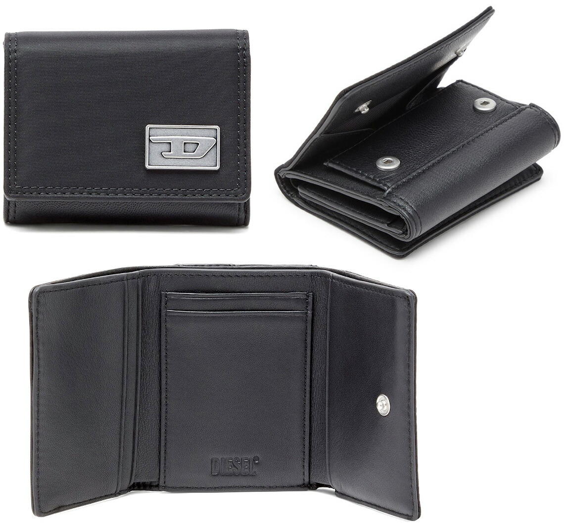 楽天市場】DIESEL ディーゼル ブラックメタルロゴメンズ 小銭入れラン