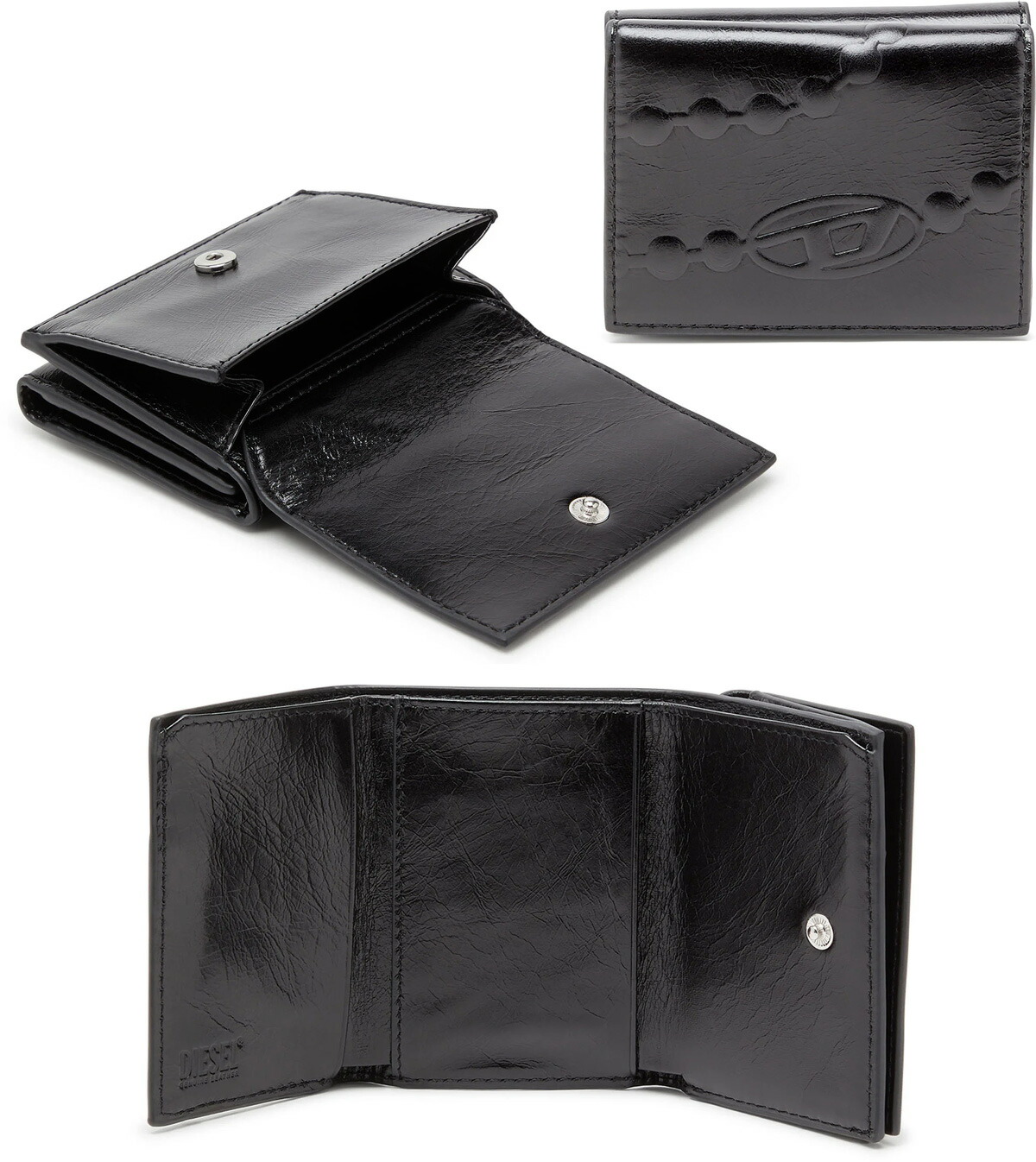 楽天市場】DIESEL ディーゼル レディース小銭入れ付き三つ折り財布