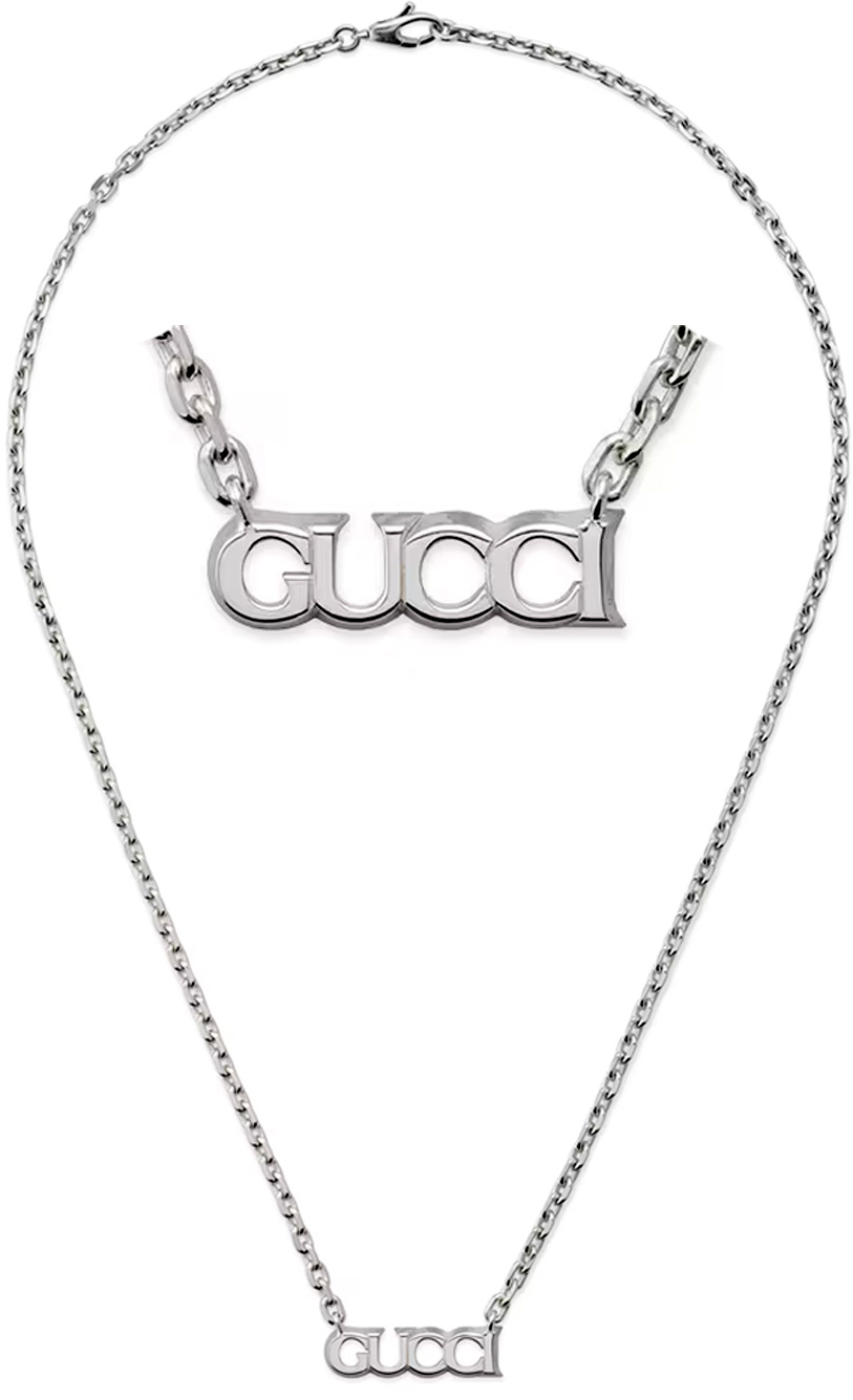 楽天市場】GUCCI グッチ ペンダントインターロッキングG スリム