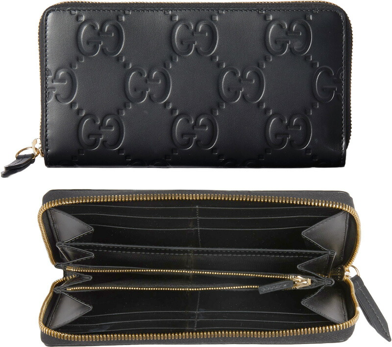 【美品】GUCCI グッチ　長財布　パスポートケース　黒 楽天市場】グッチ 財布 メンズ 長財布 GUCCI パスポートケース