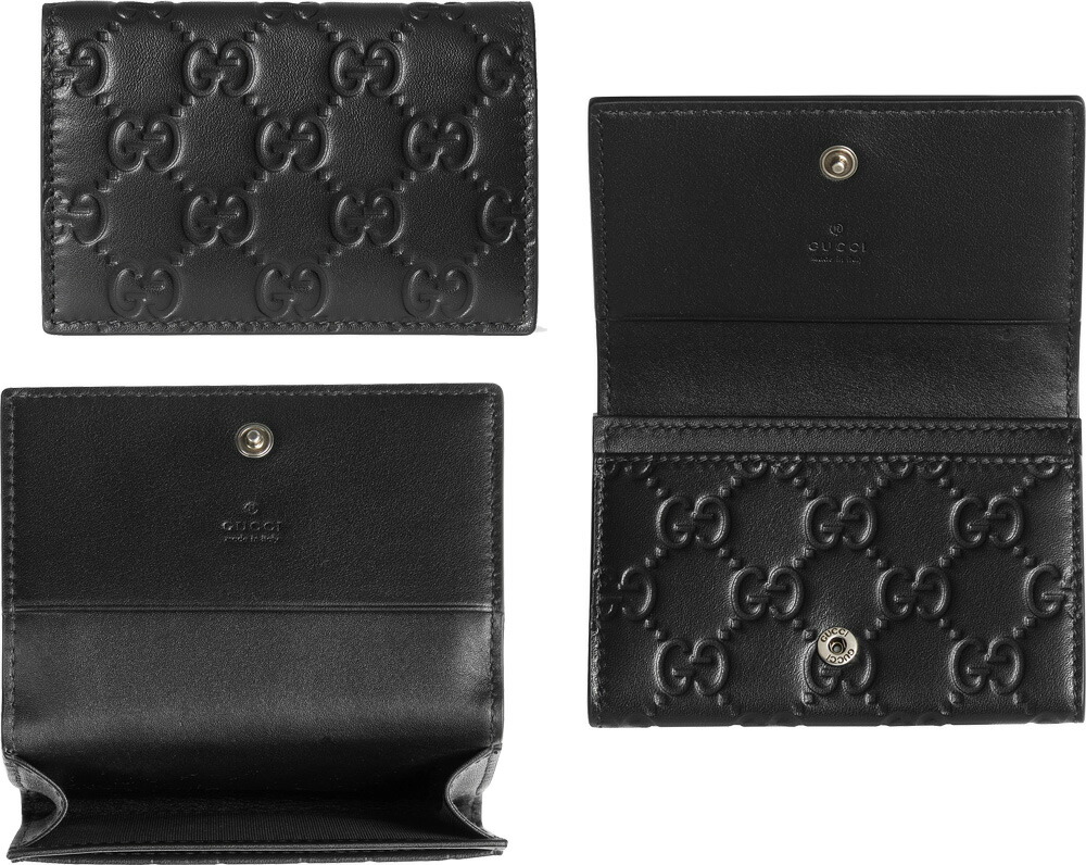 楽天市場】GUCCI グッチ メンズ二つ折り財布 名刺入れブルー＆ダーク