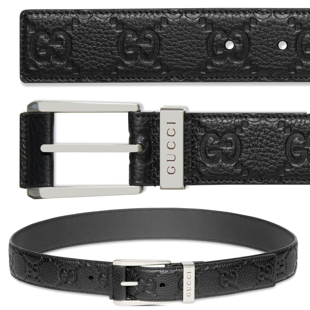 楽天市場】グッチ GUCCI メンズ 小物 ベルト レザーベルト ロゴ