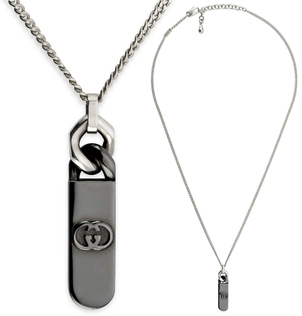 楽天市場】GUCCI グッチ ペンダントネックレス蜂刻印オーバル