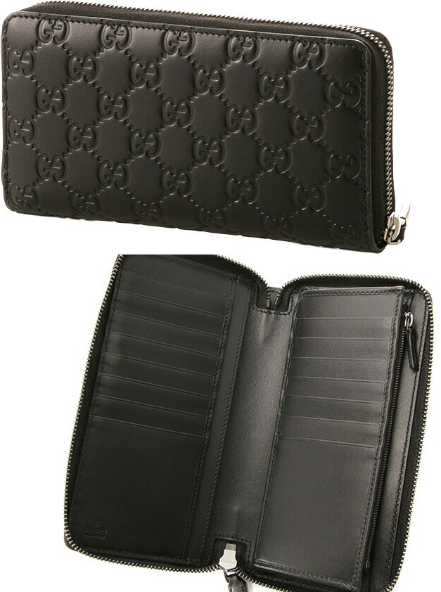 グッチ　長財布　ラウンドファスナー　レザー　オーガナイザー　ロゴ 楽天市場】GUCCI グッチ メンズ レディース小銭入れ付きラウンド