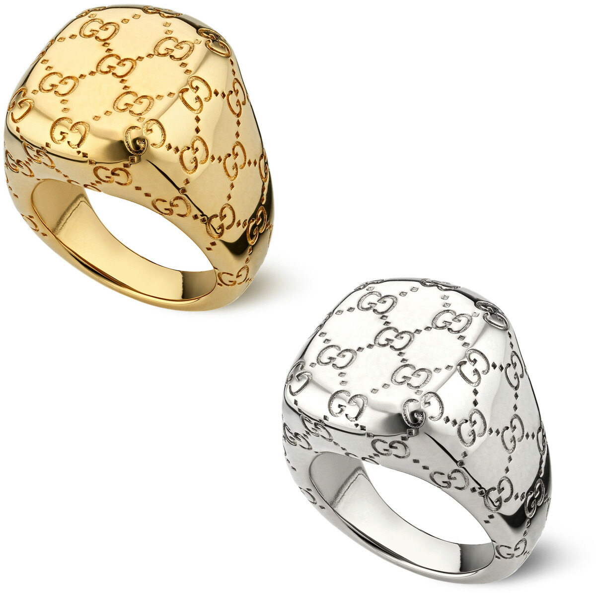 楽天市場】GUCCI グッチ 指輪インターロッキングGロゴフラワーエン
