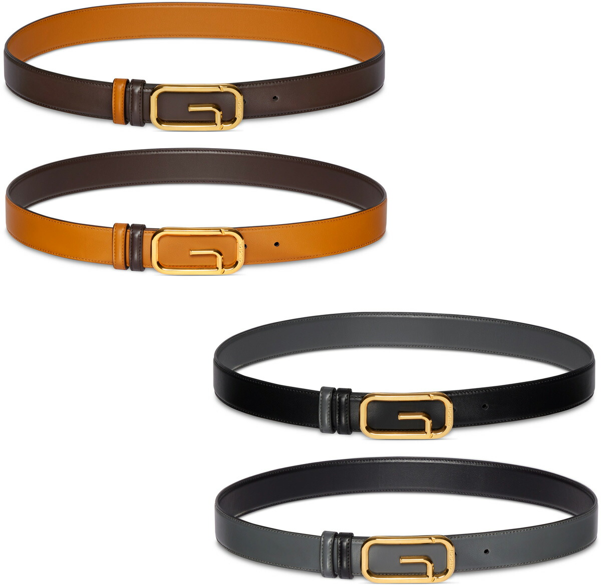 楽天市場】GUCCI グッチ メンズリバーシブル レザーベルトスクエアG