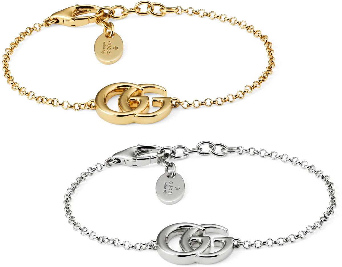 GUCCI グッチ メンズ レディース\u003cBR\u003eダブルGロゴタイプ チェーン店腕輪\u003cBR\u003eGGマーモント 丸味を帯びたダブルG撥ねのけるアウト\u003cBR\u003e男女兼用 BRACELET GGMARRMONT0926SLI46000912GD