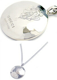 楽天市場】GUCCI グッチ ペンダントエナメルオーバルインター