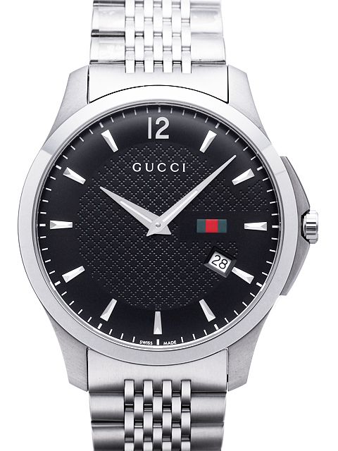 mens silver gucci watch