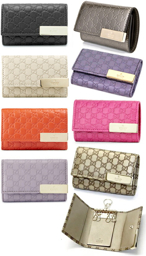 楽天市場】GUCCI グッチ ミニGGロゴ6連キーケース 刻印ロゴGG