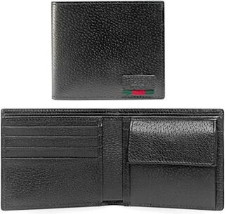 楽天市場】GUCCI グッチ小銭入れ付き2つ折り財布型押しブラック