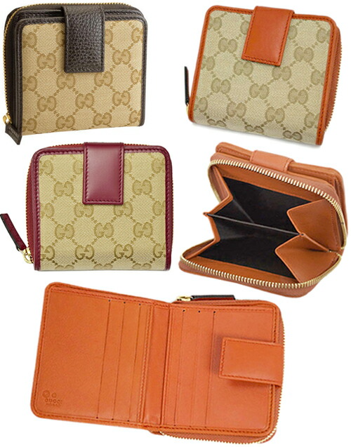 ✨未使用展示品・箱付き✨　GUCCI ミニ財布　GGライン　バンブー　キャンバス ✨未使用展示品・箱付き✨ GUCCI ミニ財布 GGライン バンブー