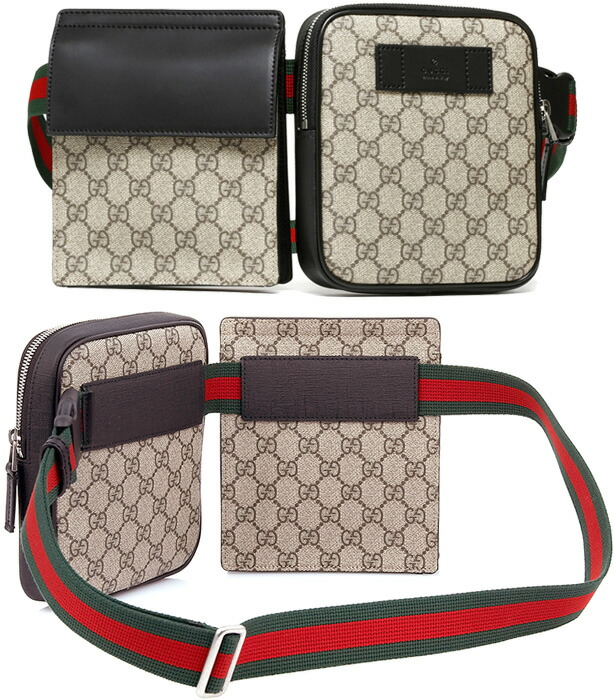 新作ウエア GUCCI グッチ ヒップバッグエンボスロゴレザータグ