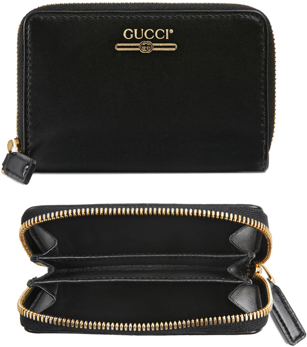 完全送料無料 GUCCI グッチ モアレライニングラウンドファスナーカード