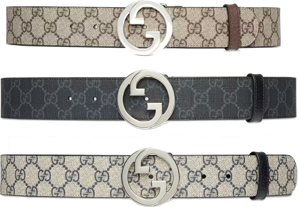 楽天市場】GUCCI グッチ ウェブラインベルトダブルGバックル
