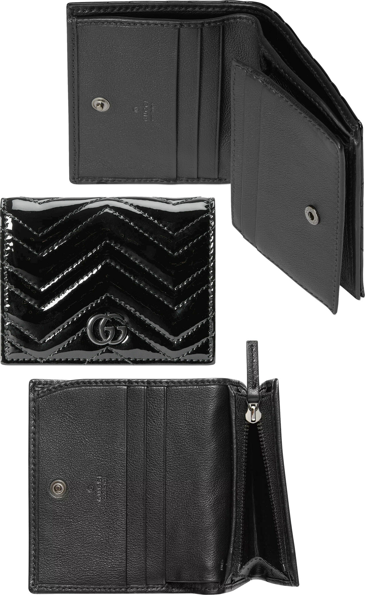 楽天市場】グッチ GUCCI 財布 二つ折り コンパクト GGマトラッセ