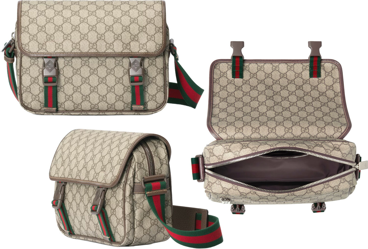 楽天市場】GUCCI グッチフラップ付きメッセンジャーバッグ