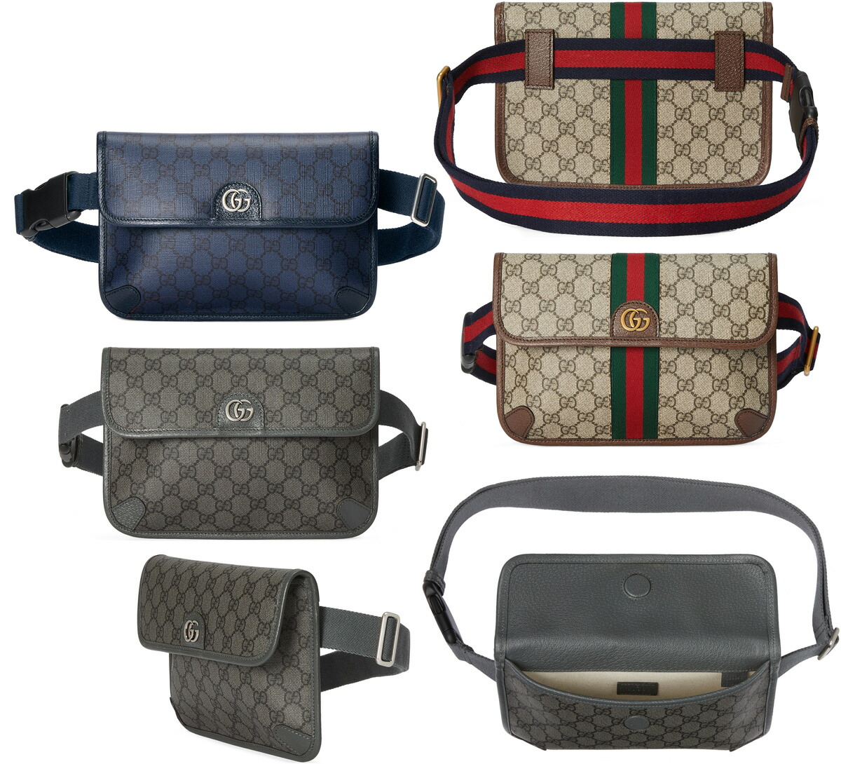 みゆき。GUCCI グッチ　ボディバッグ　ウエストバッグ　GGキャンバス 楽天市場】GUCCI グッチ ヒップバッグフロントファスナー