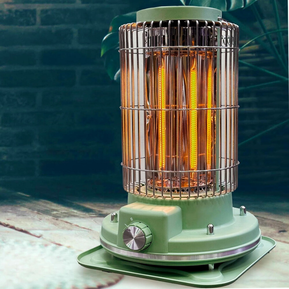 ビンテージ　レトロ　モダンデザイン 電気温風ヒーター 安く 買う生活家電・空調 - ビンテージ レトロ モダンデザイン 電気温