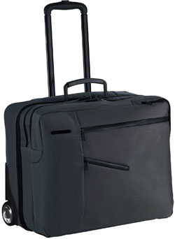 business suitcase with wheeled