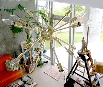 楽天市場】スプートニクランプ 16灯タイプ本体 LED球対応 （クローム