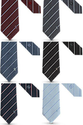 楽天市場】LOUIS VUITTONネクタイ ダミエチェックブロック ルイ