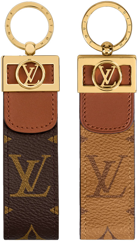 取寄商品 ルイヴィトン LOUIS VUITTON キーホルダー ブラウン ゴールド