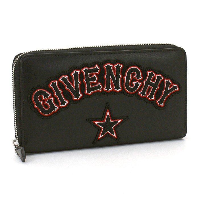 【美品】  ジバンシー　Gロゴ　エンボス　長財布　オーガナイザー　総柄 美品】 ジバンシー Gロゴ エンボス 長財布 オーガナイザー 総柄