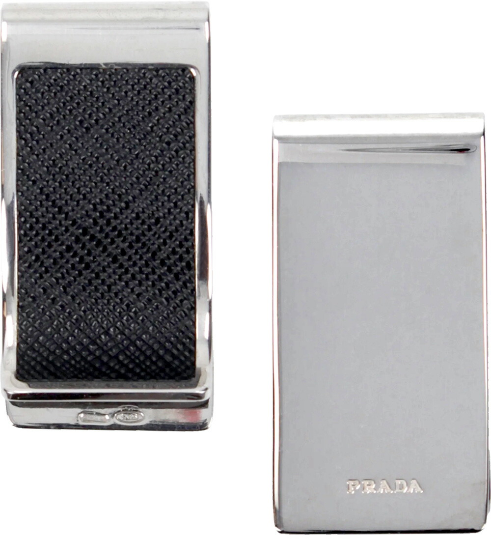 楽天市場】PRADA プラダ メンズマネークリップ二つ折り財布 札入れ