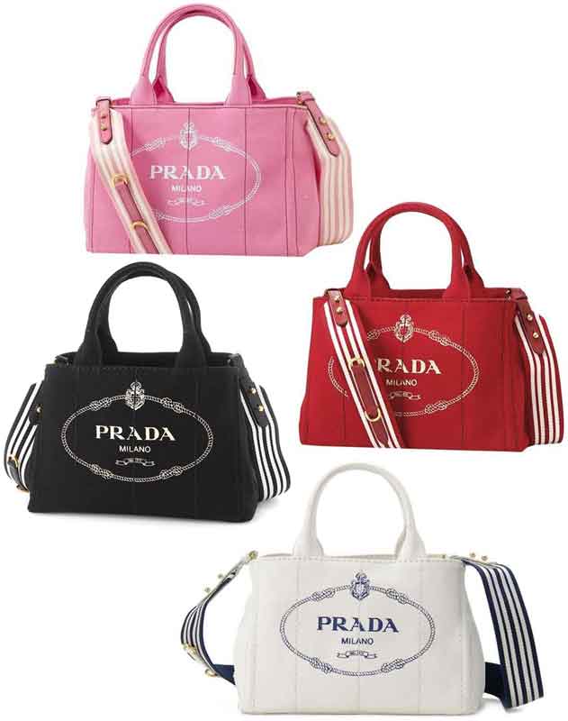 楽天市場】PRADA プラダ ハンドバッグ2WAYキャンバスショルダーバッグ