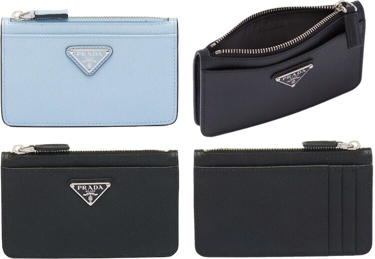 楽天市場】PRADA プラダ カードケースファスナー小銭入れ付き