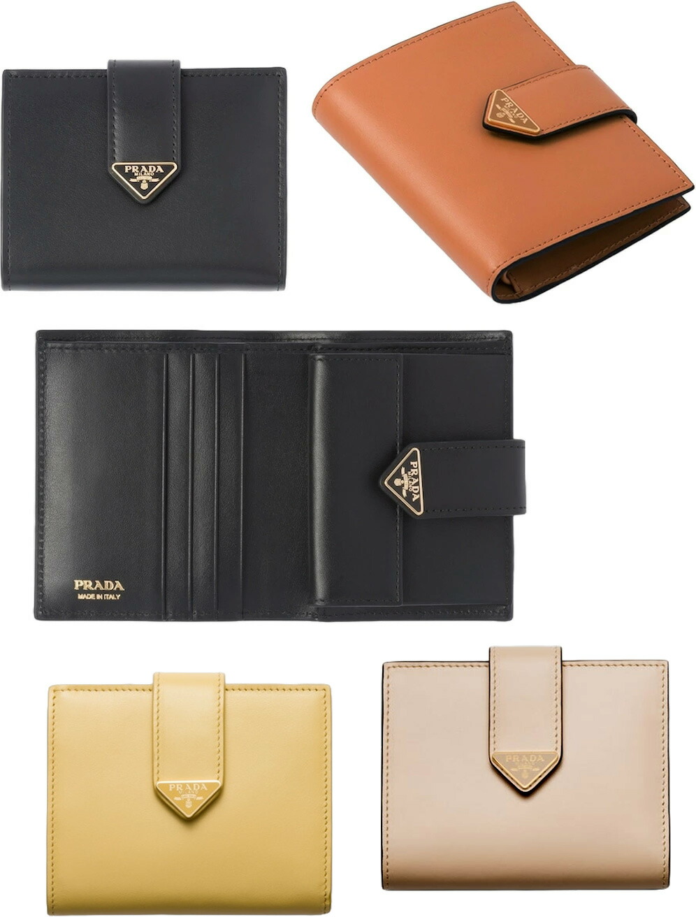PRADA プラダ 財布 レディース ブランド 二つ折り財布 L字