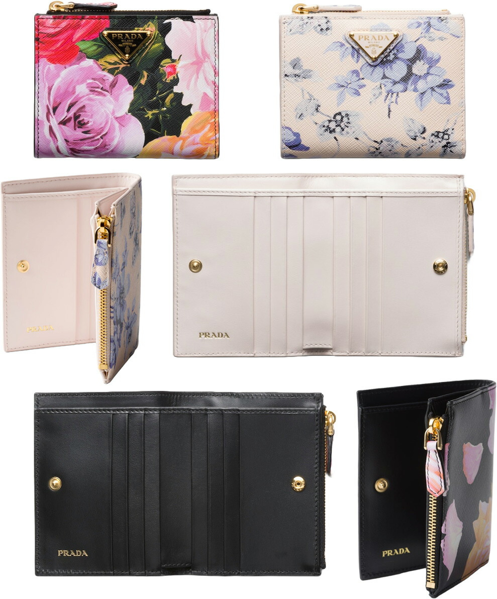 楽天市場】プラダ 財布 ミニウォレット サフィアーノ メタル