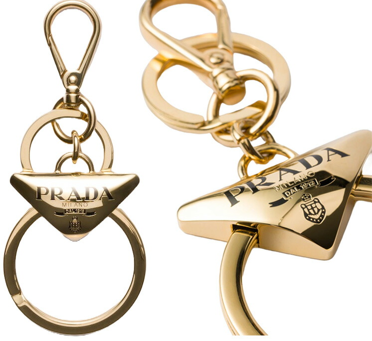 prada milano dal 1913 メタルキーリング prada milano dal 1913 メタルキーリング
