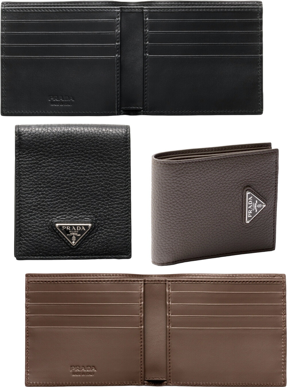 楽天市場】PRADA プラダ2つ折り財布 札入れSAFFIANO METAL