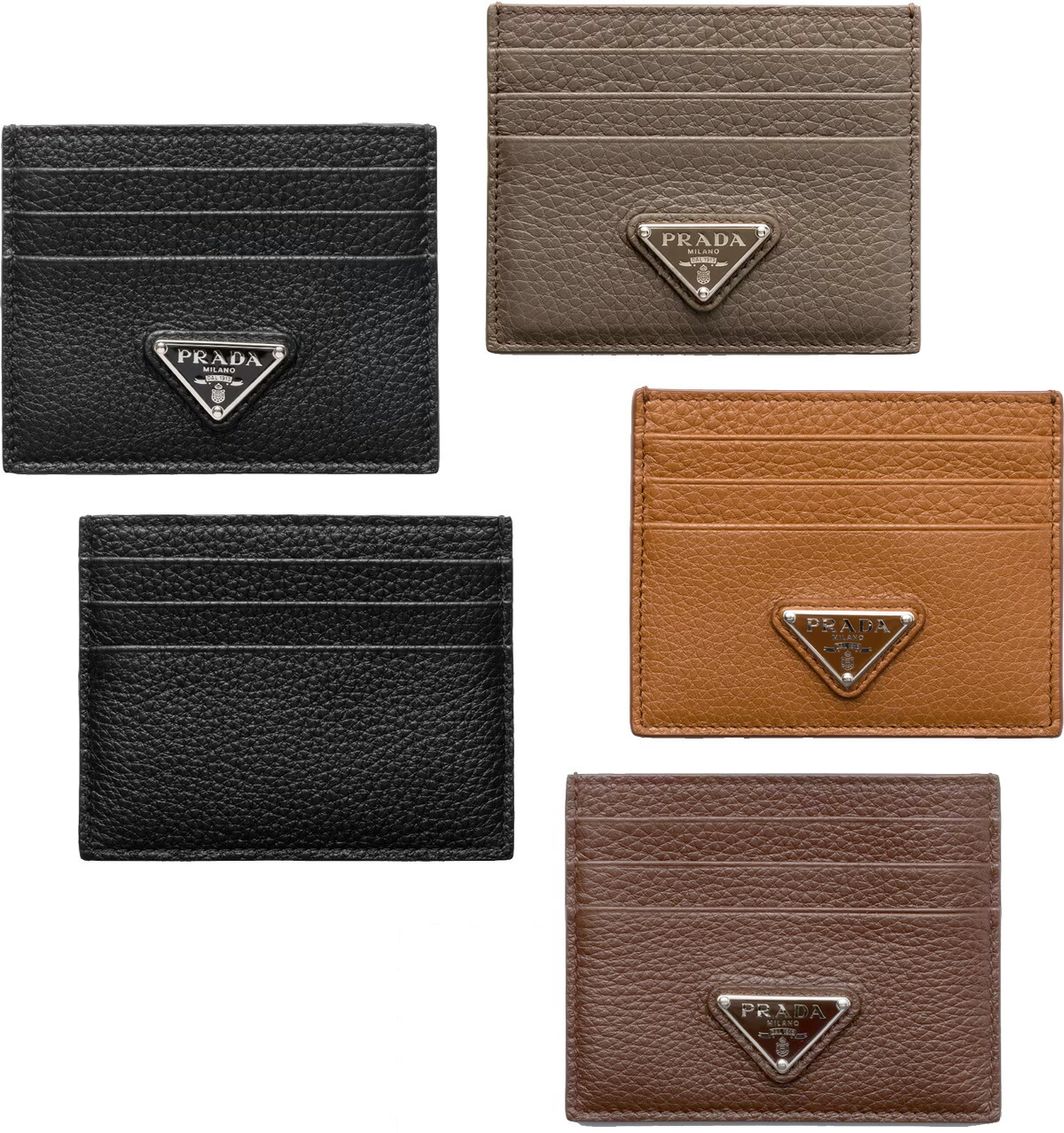 付属品完備　プラダ　462　ケース　ナイロン　三角ロゴ　グレー　Gカード付 楽天市場】PRADA プラダ クレジットカードケースエナメルメタル