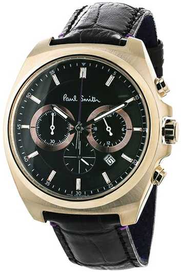 【楽天市場】Paul Smith watchポールスミスウォッチ 腕時計 ゴールド×ブラッククロコ型押しレザーストラップベルトアナロ