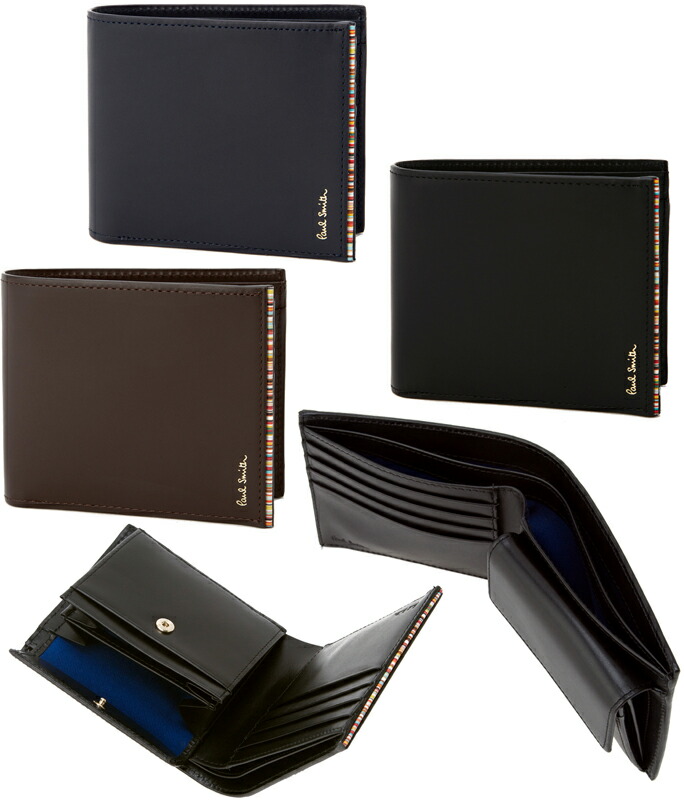 楽天市場】Paul Smith ポールスミスメンズ 小銭入れ付き二つ折り財布