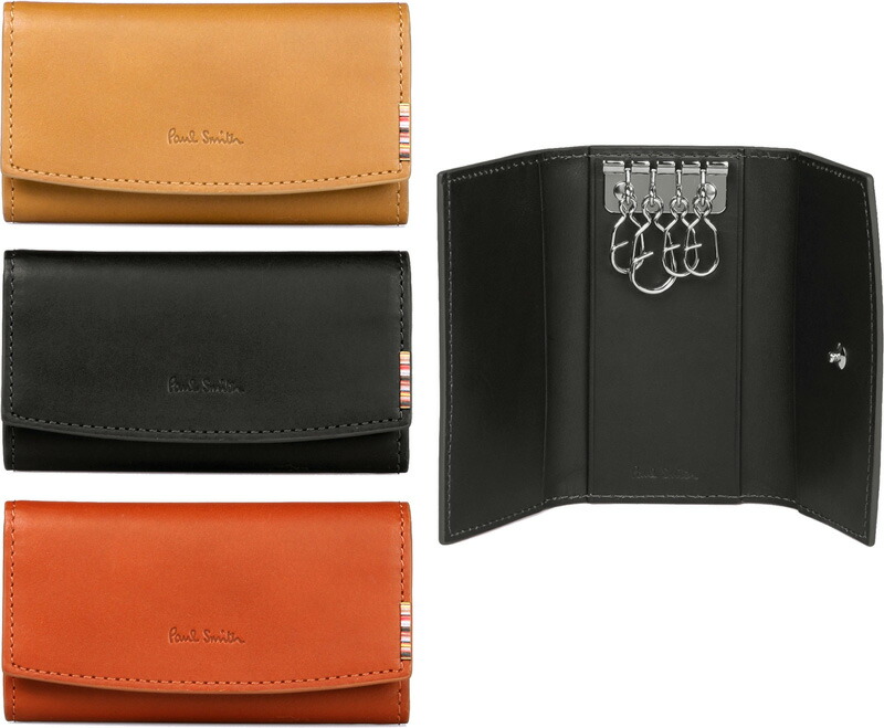 美品　Paul Smith 6連キーケース マルチカラー ウサギ　黒ブラック 楽天市場】Paul Smith ポールスミスマルチカラーラビット 4連